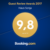booking.com Award 2017